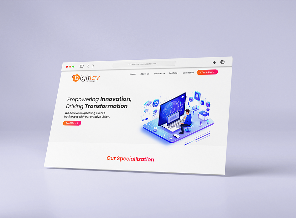 Digitlay Web Mockup