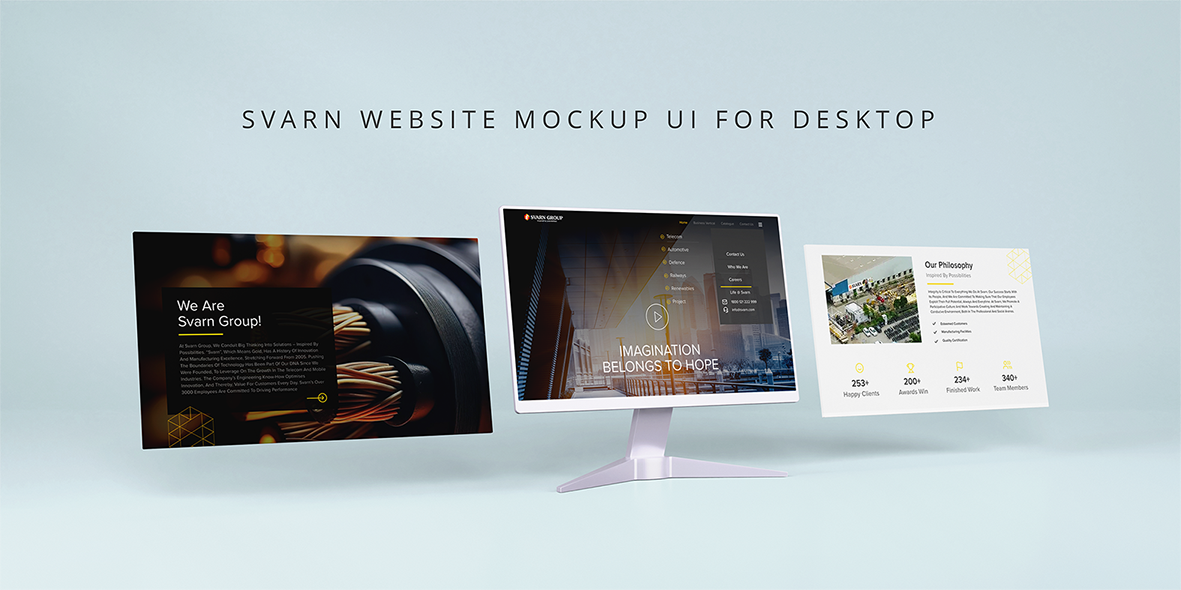 Svarn Web Mockup