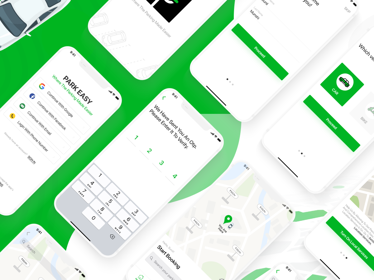 UX/UI Screens